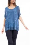 TOP AJOURE ENCAJE S9139 AZUL