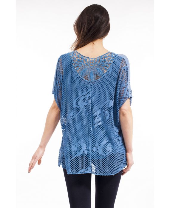 OPENWORK TUNIC S9139 BLUE