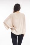 TOP IMPRIME CŒUR S9149 BEIGE