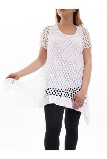 PLUS SIZE 2 SET PIECES GT1053 WHITE