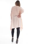 PLUS SIZE DRESS/TUNIC 2 POCKETS GT1040 ROSE