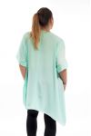 PLUS SIZE TUNIC SLEEVES LACE GT1031 GREEN