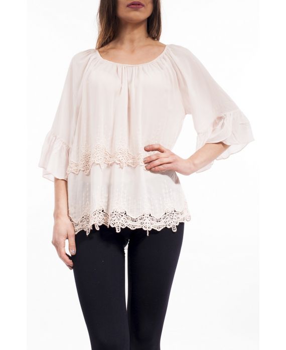 CAMICETTA BRODEE S9144 ROSA