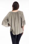 CAMICETTA BRODEE S9144 VERDE MILTAIRE