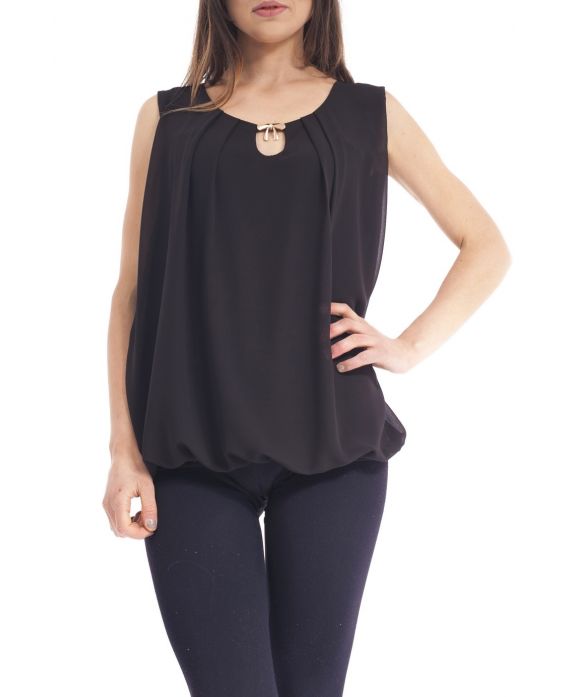TOP EFFET BOULE S9161 NOIR