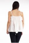 TOP di STRASS S9159 BIANCO