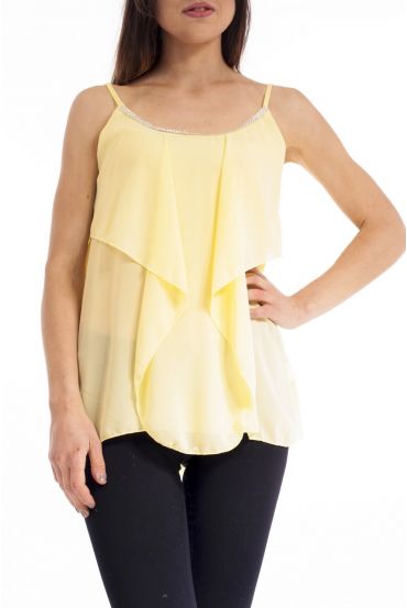 TOP STRASS S9159 GEEL