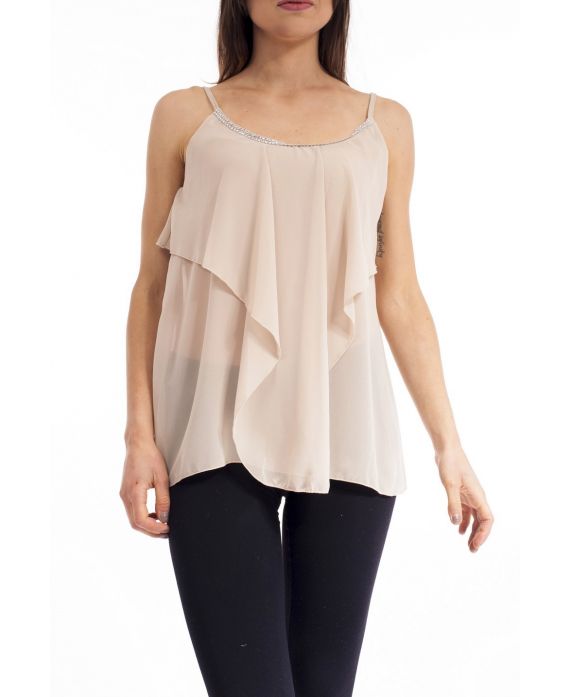 TOP STRASS S9159 BEIGE