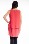 ASYMMETRIC TOP S9166 CORAL