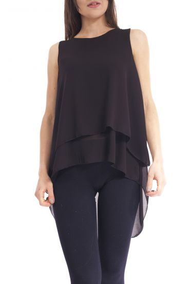 ASYMMETRIC TOP S9166 BLACK