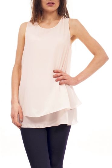 TOP SOVRAPPOSIZIONE S9169 ROSA