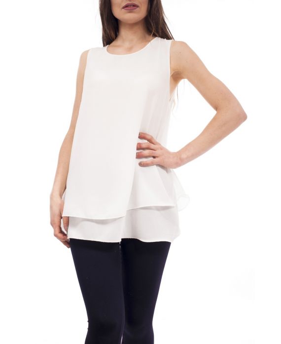 TOP SOVRAPPOSIZIONE S9169 BIANCO
