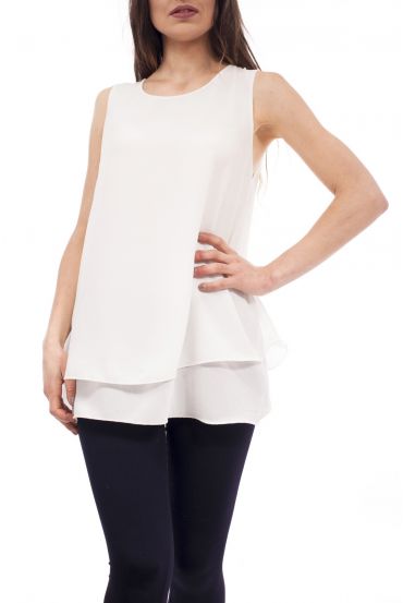 TOP SOVRAPPOSIZIONE S9169 BIANCO