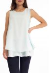 TOP SOVRAPPOSIZIONE S9169 VERDE PASTELLO