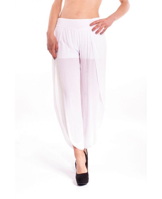 DRAPPED PANT S9184 WHITE