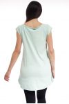 T-SHIRT PARIS S9188 VERT PASTEL