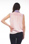SHIRT JEANS DETAILS S9187 ROSE