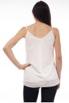 La parte SUPERIOR TIENE CORREAS de hombro S9197 BLANCO