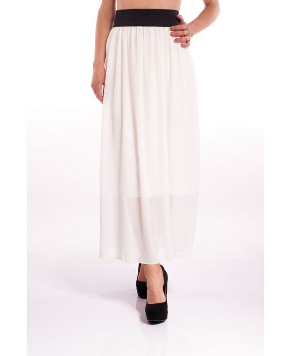 GONNA LUNGA S9189 BIANCO