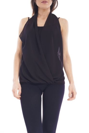 TOP EFFET 2 EN 1 S9195 NOIR