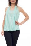 TOP EFFET 2 EN 1 S9195 VERT PASTEL