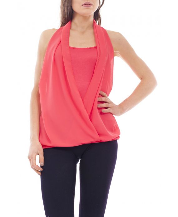 TOP EFFET 2 EN 1 S9195 CORAIL
