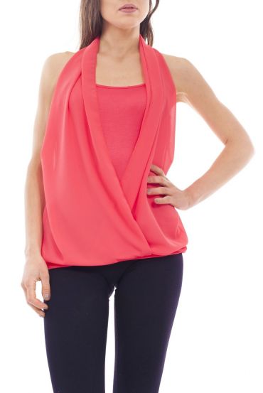 TOP EFFET 2 EN 1 S9195 CORAIL