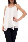 TOP DRAPIERT S9202 WEIß