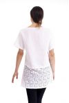 TUNIQUE EN LIN S9182 BLANC