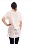TUNIQUE EN LIN S9182 ROSE