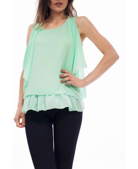 TOP CORTINAS S9198 VERDE PASTEL