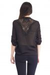 BLOUSE LACE S9170 BLACK