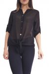 BLOUSE LACE S9170 BLACK