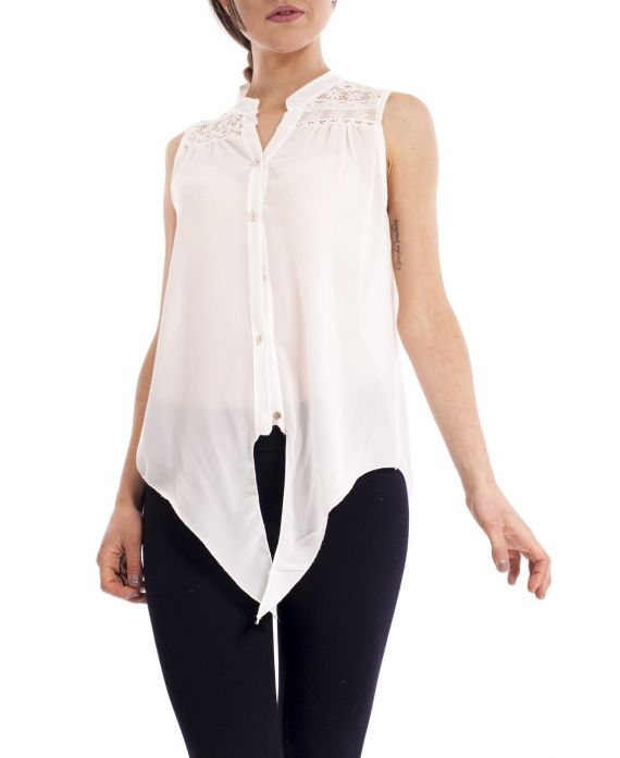 SHIRT LACE S9191 WHITE