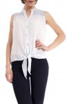 SHIRT LACE S9191 BLUE