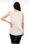 DRAPPED TOP S9196 ROSE