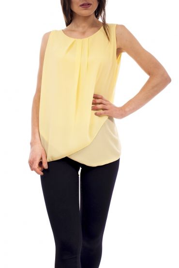 TOP DRAPE S9196 JAUNE