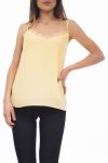 TOP DENTELLE S9200 JAUNE