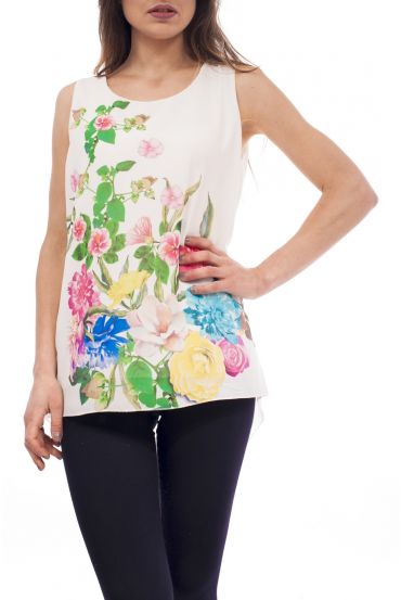 TOP HA FIORI S9203 BIANCO