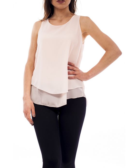 TOP POSTERIORE APERTO S9206 ROSA