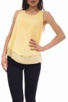 TOP POSTERIORE APERTO S9206 GIALLO