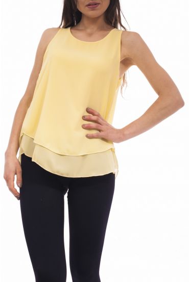 TOP POSTERIORE APERTO S9206 GIALLO