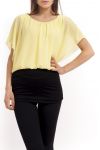 TOP, ZWEIFARBIGER S9207 GELB