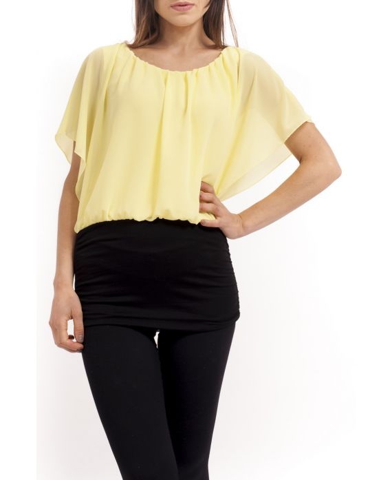 TOP, ZWEIFARBIGER S9207 GELB