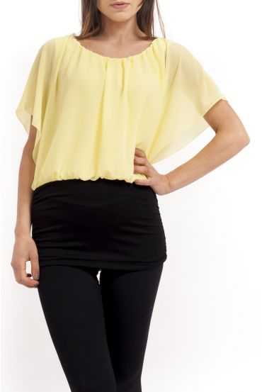 TOP, ZWEIFARBIGER S9207 GELB