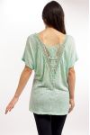 TOP BACK LACE S9239 PASTEL GREEN