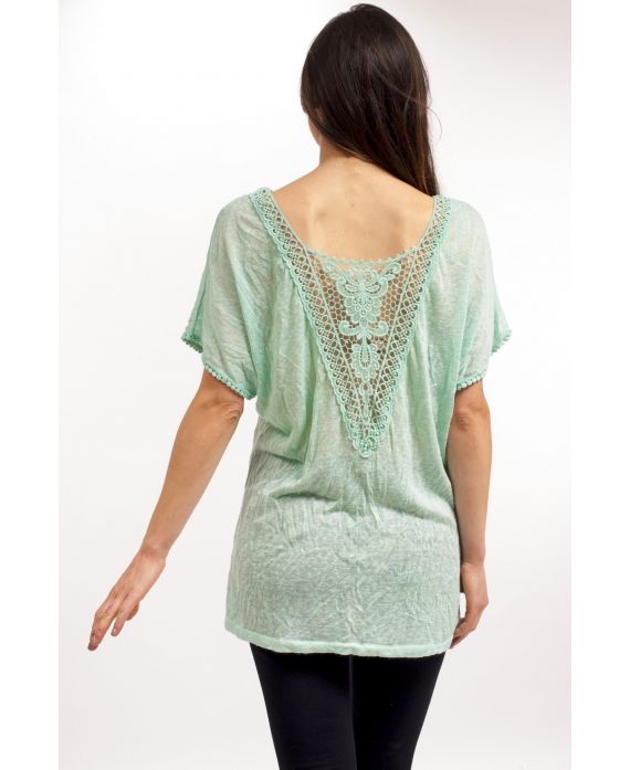 TOP BACK LACE S9239 PASTEL GREEN
