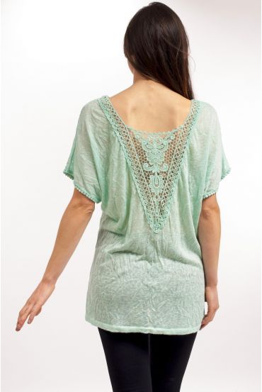 TOP DOS GUIPURE S9239 PASTELL GRÜN