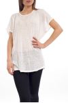 TOP DOS GUIPURE S9239 BLANC