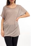 TOP DOS GUIPURE S9239 TAUPE